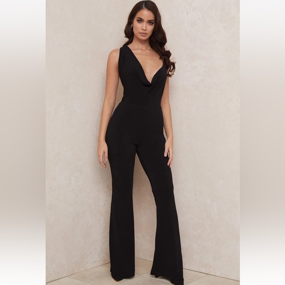 House of CB Pants & Jumpsuits House Of Cb Luciella Black Crystal